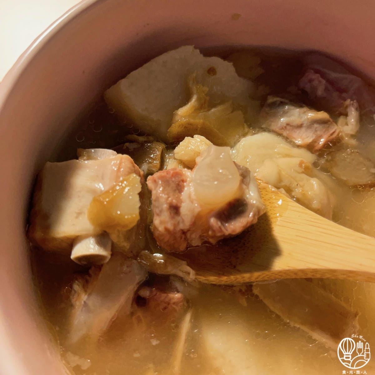 和秋美食-干貝山藥燉排骨｜紅豆紫米露6.JPG