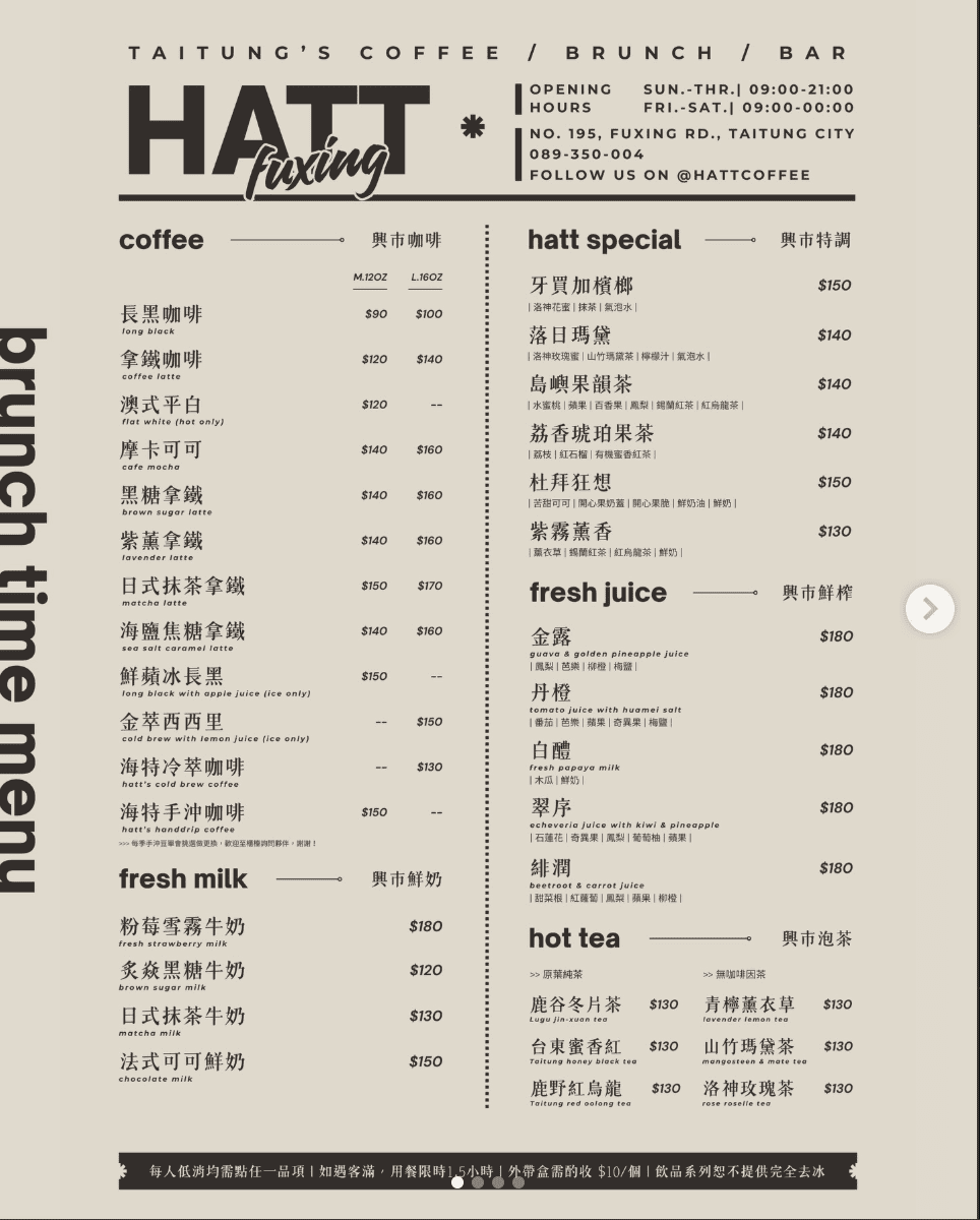 【台東早午餐約會｜海特興市hatt fuxing】海特咖啡2號店 新品甜點超美味